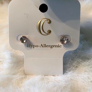 CHARMING CHARLIE HYPO-ALLERGENIC STUD EARRINGS NWT